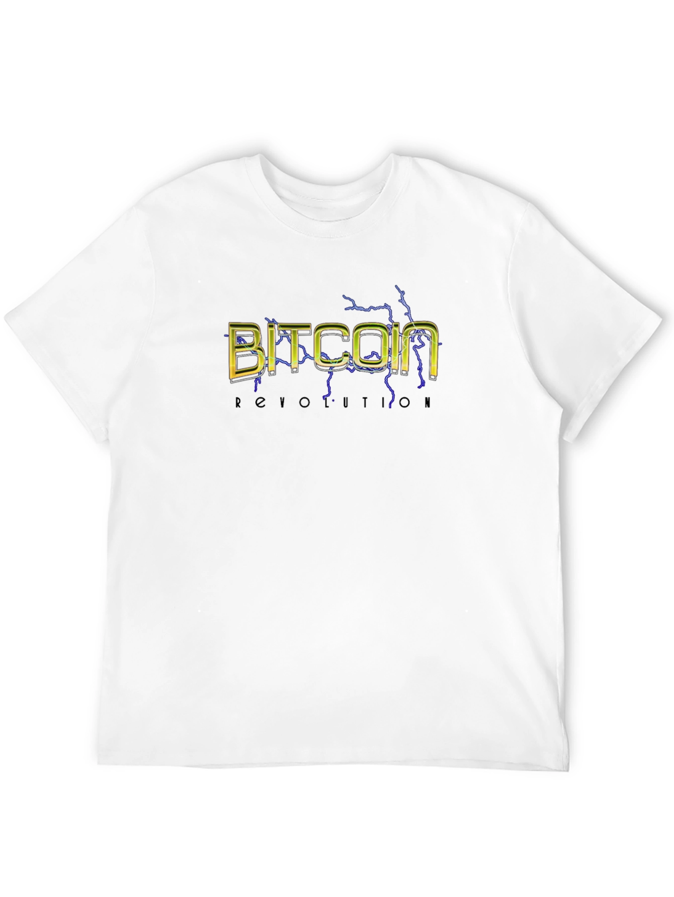 Bitcoin Revolution Graphic Black T-Shirt