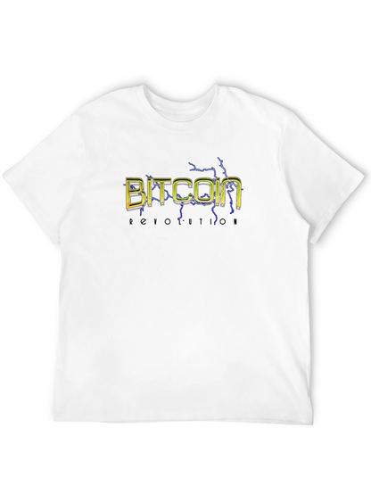 Bitcoin Revolution Graphic Black T-Shirt