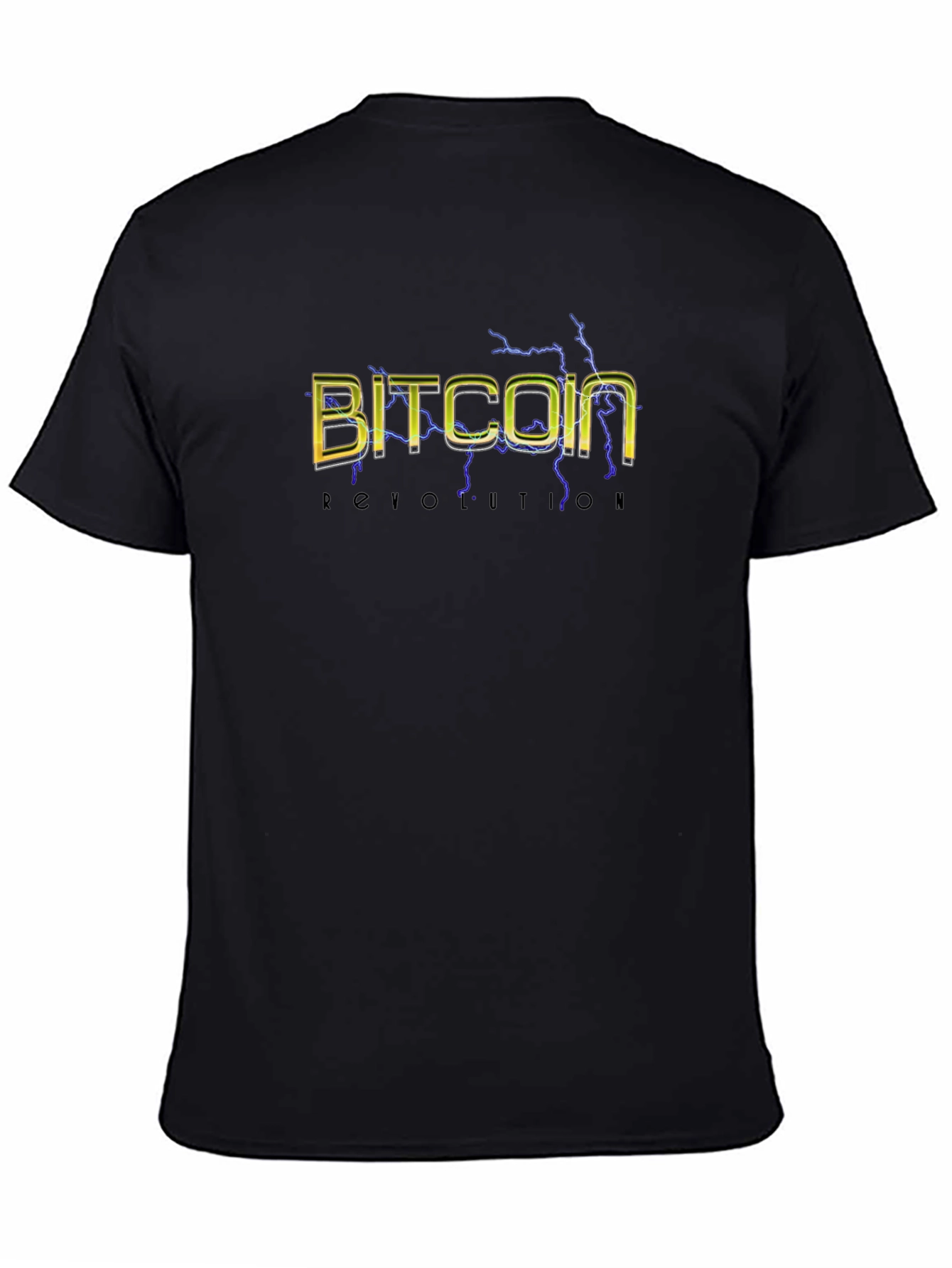 Bitcoin Revolution Graphic Black T-Shirt