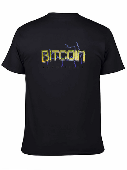 Bitcoin Revolution Graphic Black T-Shirt