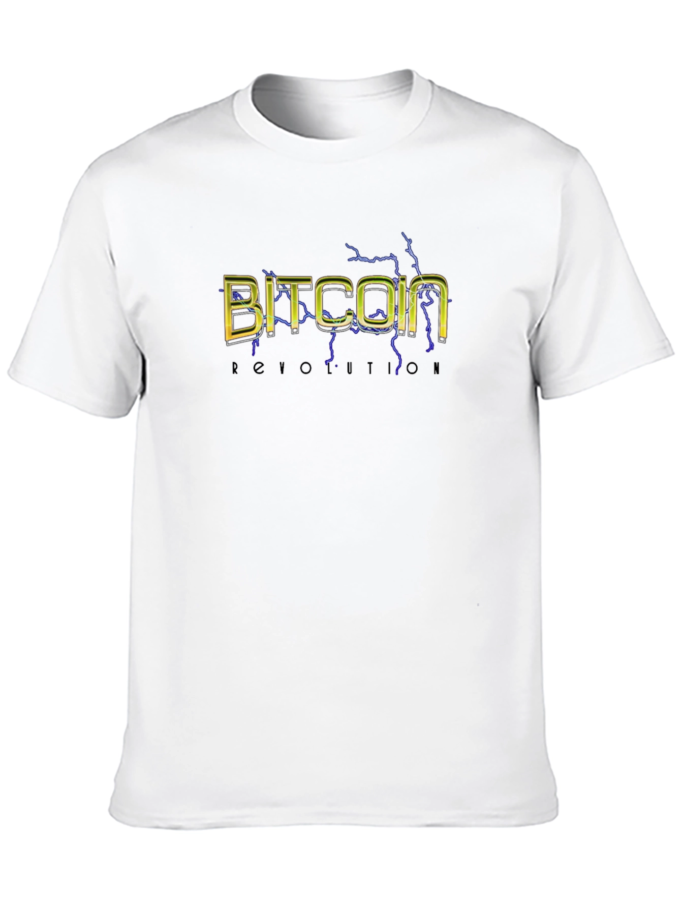 Bitcoin Revolution Graphic Black T-Shirt
