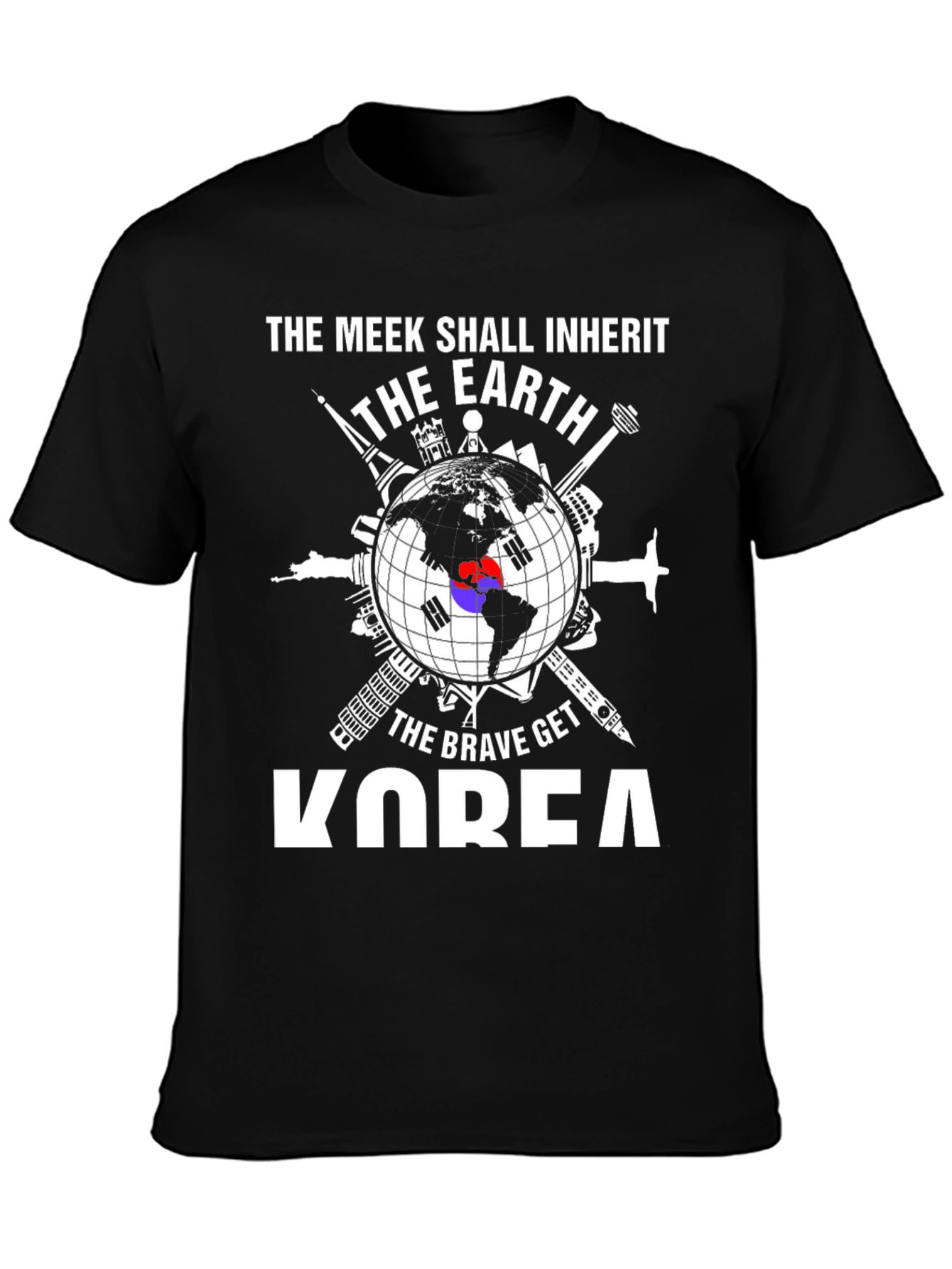 The Meek Shall Inherit Earth Korea Graphic Tee