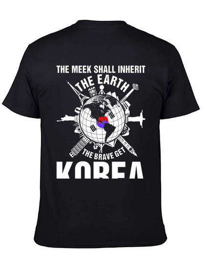 The Meek Shall Inherit Earth Korea Graphic Tee