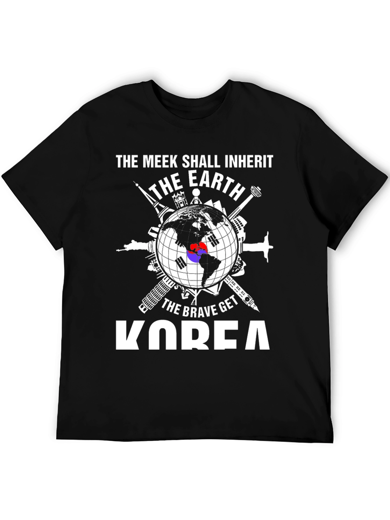 The Meek Shall Inherit Earth Korea Graphic Tee