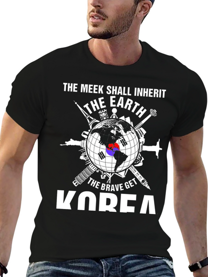 The Meek Shall Inherit Earth Korea Graphic Tee