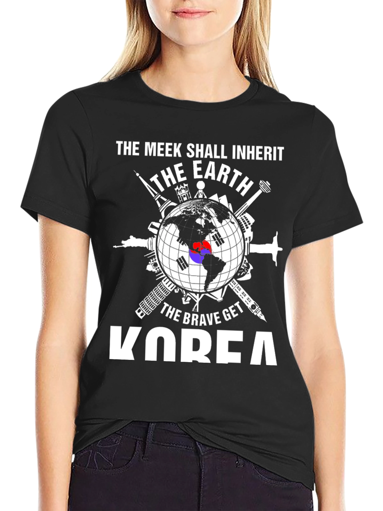 The Meek Shall Inherit Earth Korea Graphic Tee