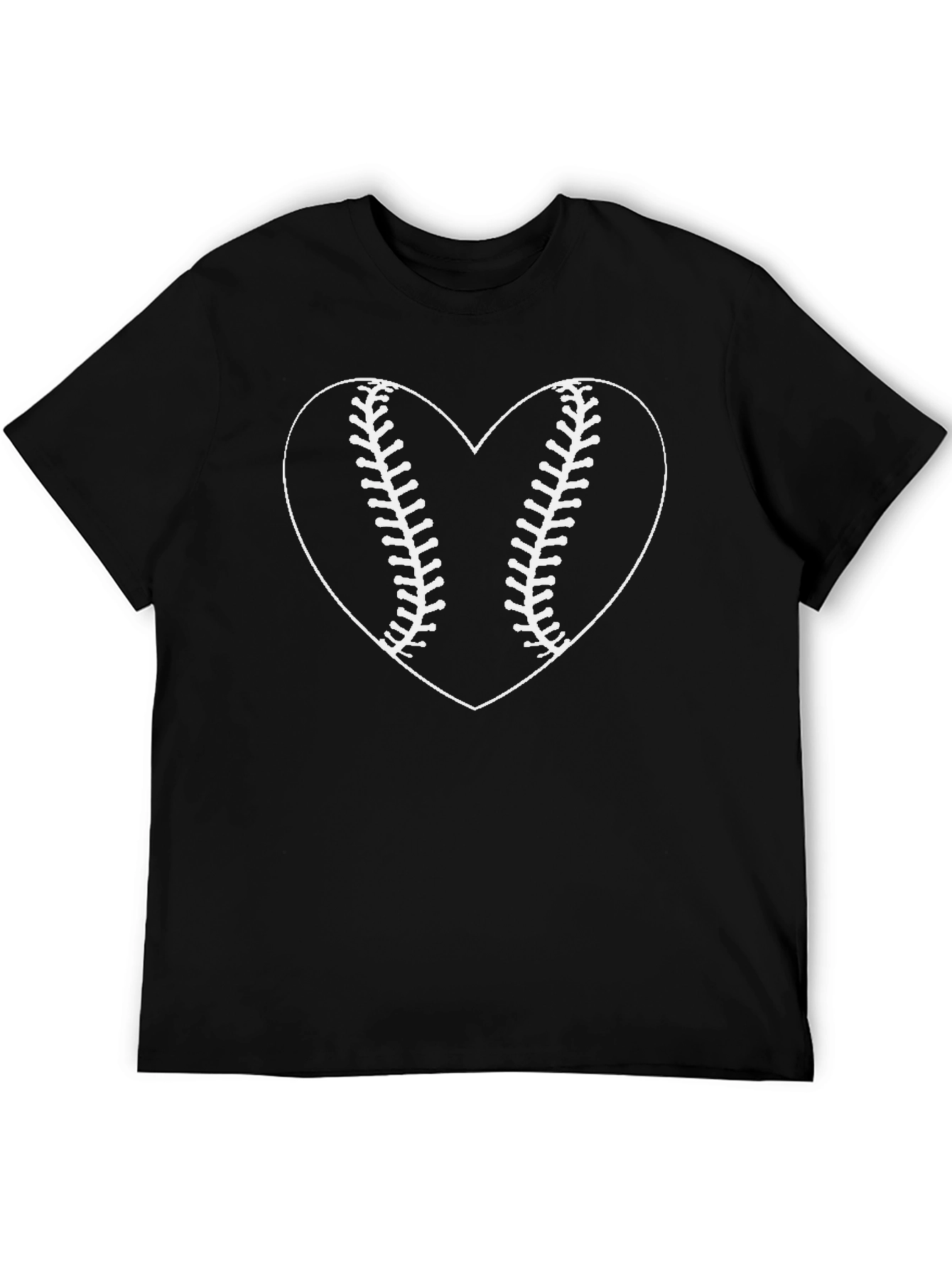 Baseball Heart Graphic Tee - Soft Cotton Shirt
