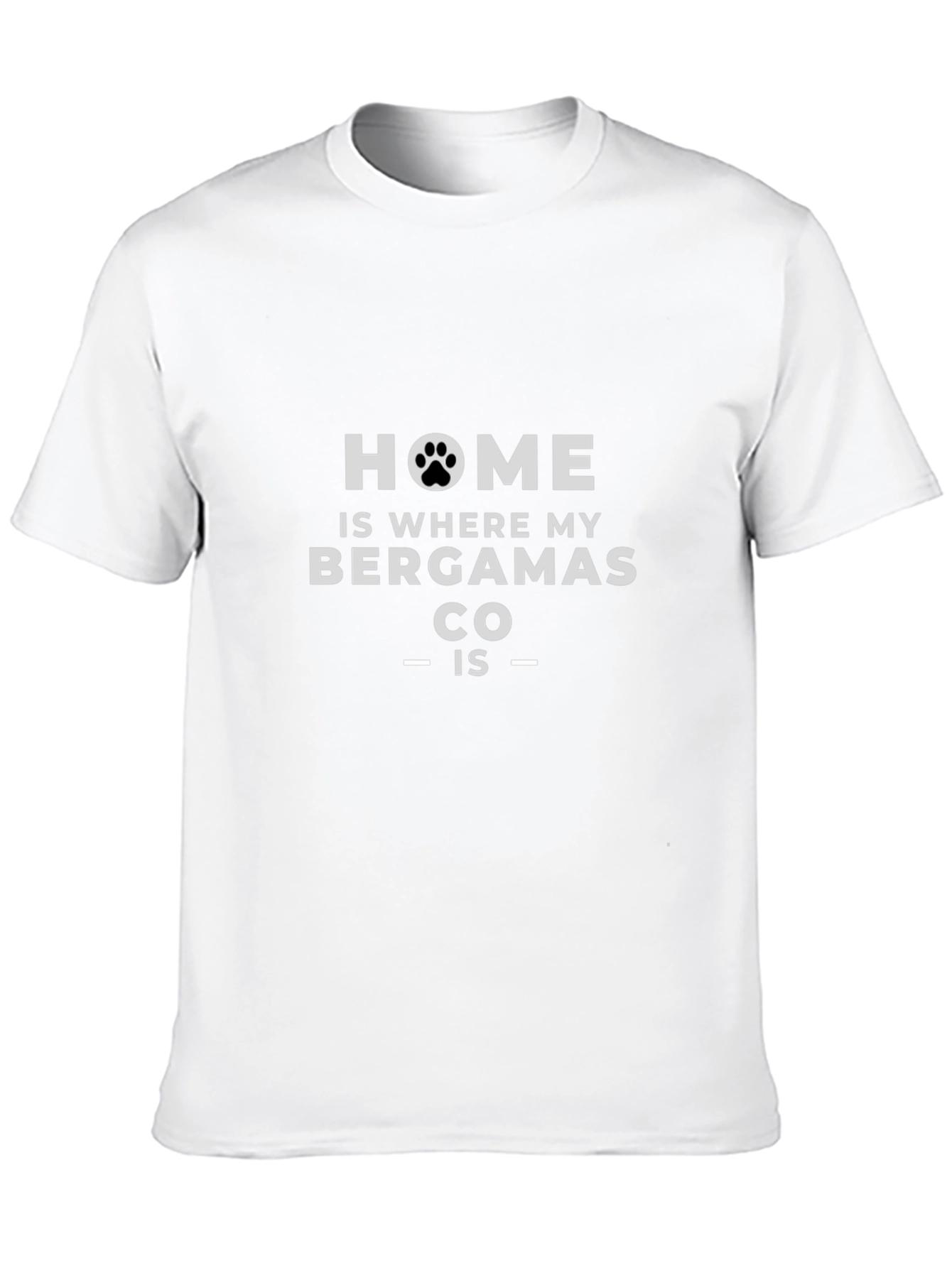 Home is Where My Bergamasco Is T-Shirt