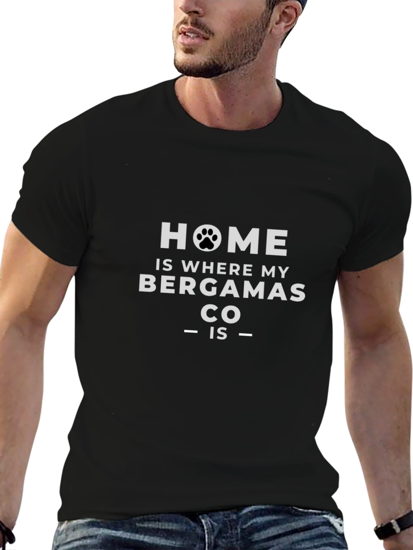 Home is Where My Bergamasco Is T-Shirt