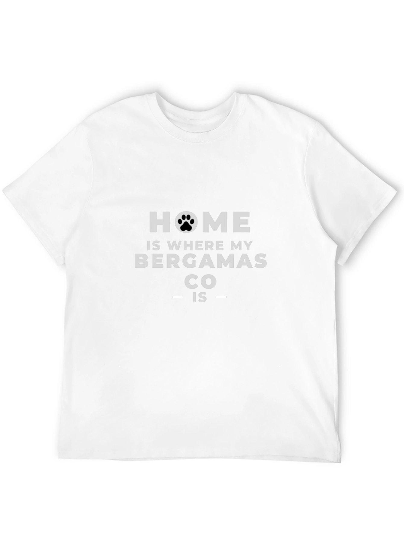 Home is Where My Bergamasco Is T-Shirt
