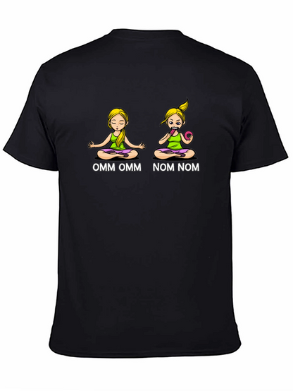 OMM NOM Yoga Donut Graphic T-Shirt