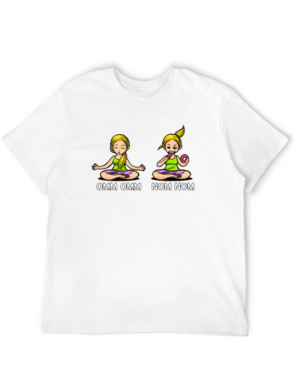 OMM NOM Yoga Donut Graphic T-Shirt