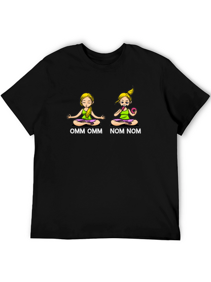 OMM NOM Yoga Donut Graphic T-Shirt