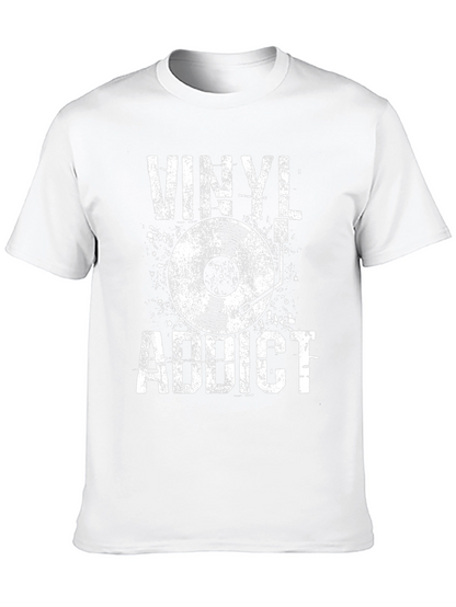 Vinyl Addict T-Shirt - Music Lover Tee