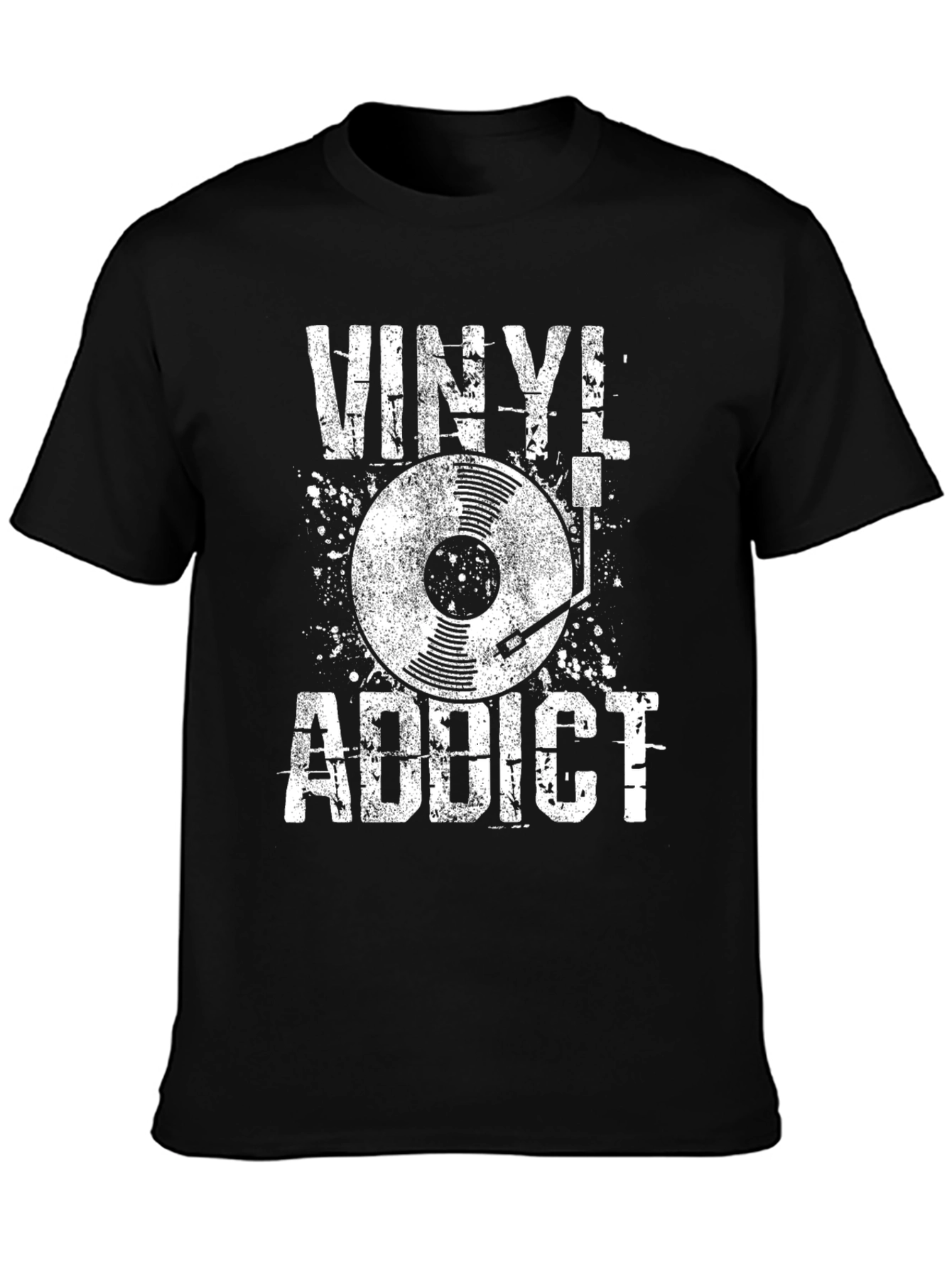 Vinyl Addict T-Shirt - Music Lover Tee