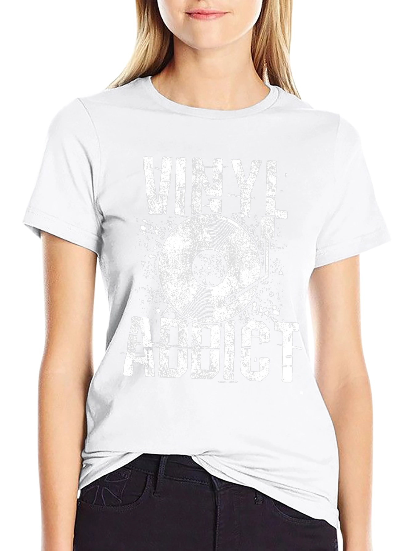Vinyl Addict T-Shirt - Music Lover Tee