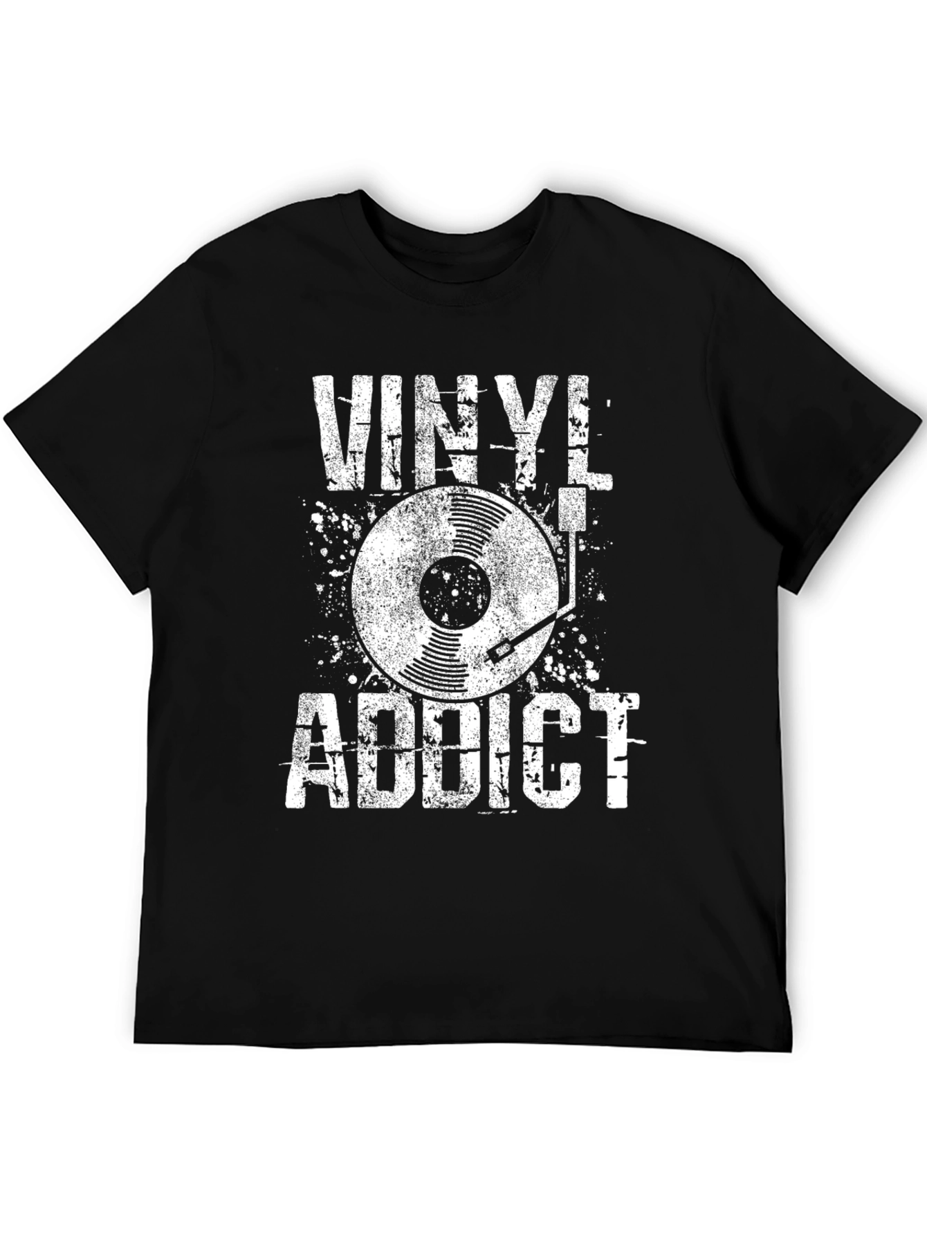 Vinyl Addict T-Shirt - Music Lover Tee