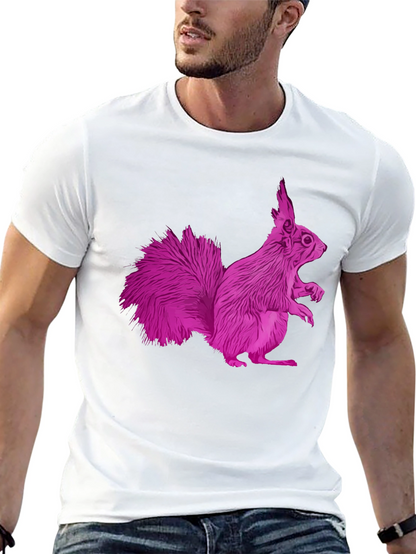 Squirrel Graphic Tee - Unique Animal Design