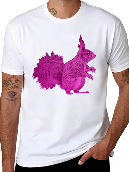Squirrel Graphic Tee - Unique Animal Design