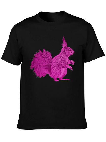 Squirrel Graphic Tee - Unique Animal Design
