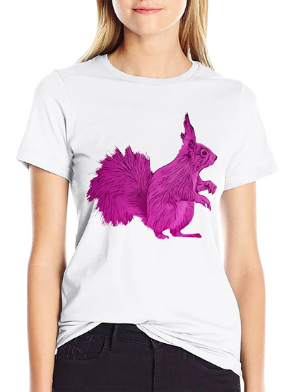 Squirrel Graphic Tee - Unique Animal Design