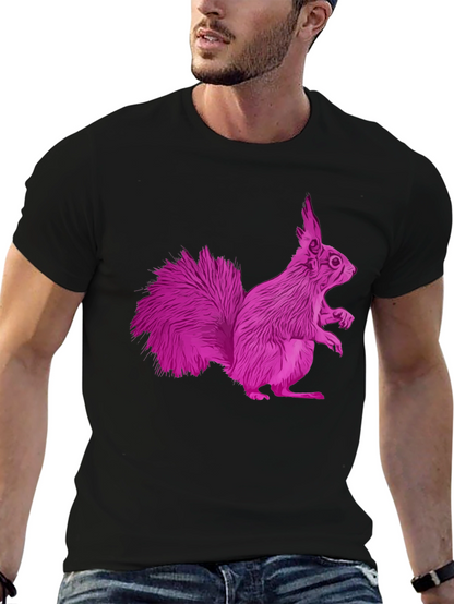 Squirrel Graphic Tee - Unique Animal Design