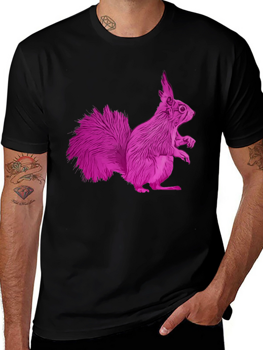 Squirrel Graphic Tee - Unique Animal Design
