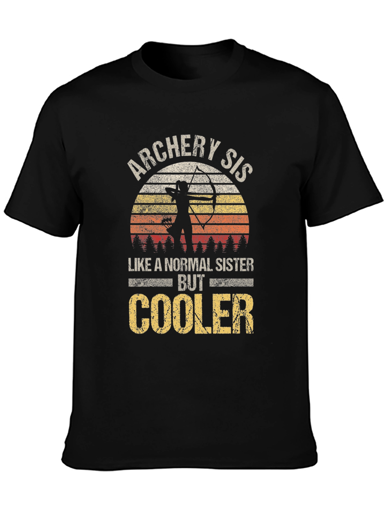 Archery Sister Graphic T-Shirt - Cool Sister Tee
