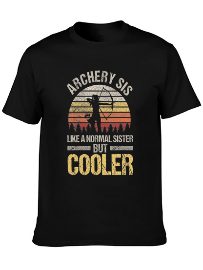 Archery Sister Graphic T-Shirt - Cool Sister Tee