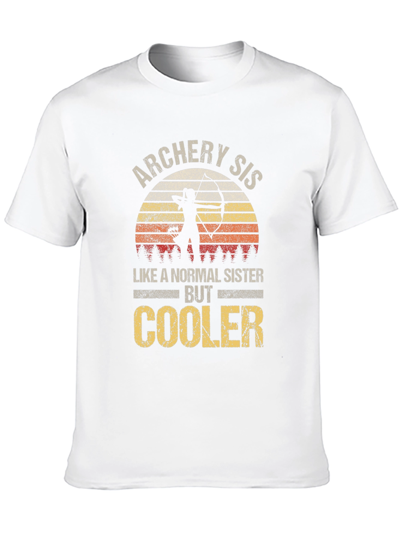 Archery Sister Graphic T-Shirt - Cool Sister Tee
