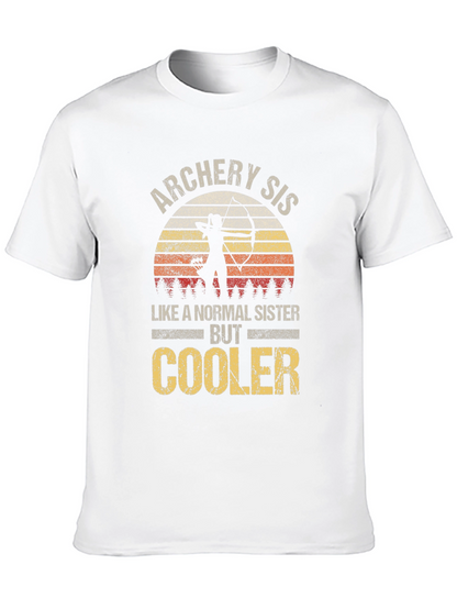 Archery Sister Graphic T-Shirt - Cool Sister Tee