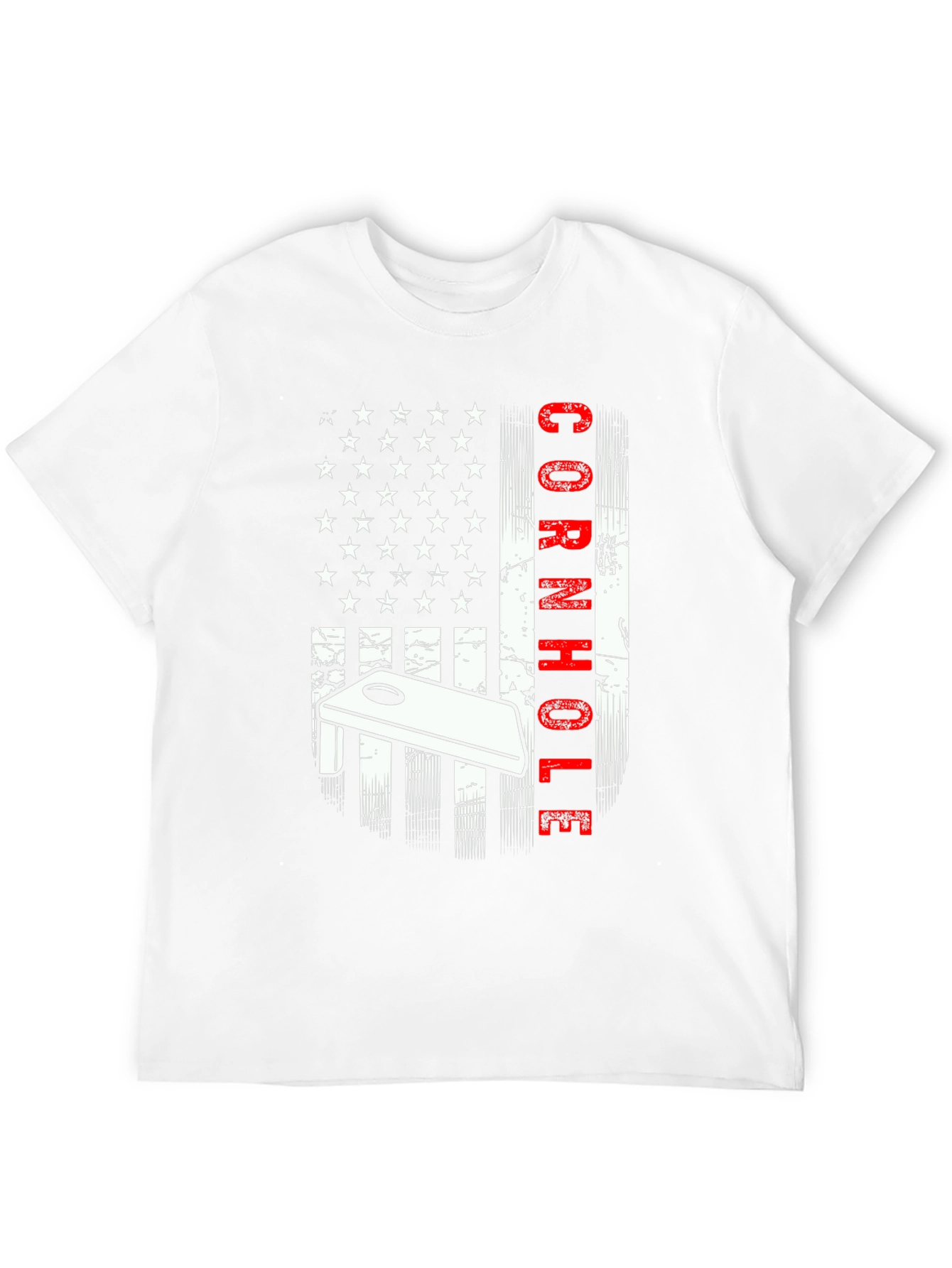 Cornhole American Flag Graphic Tee