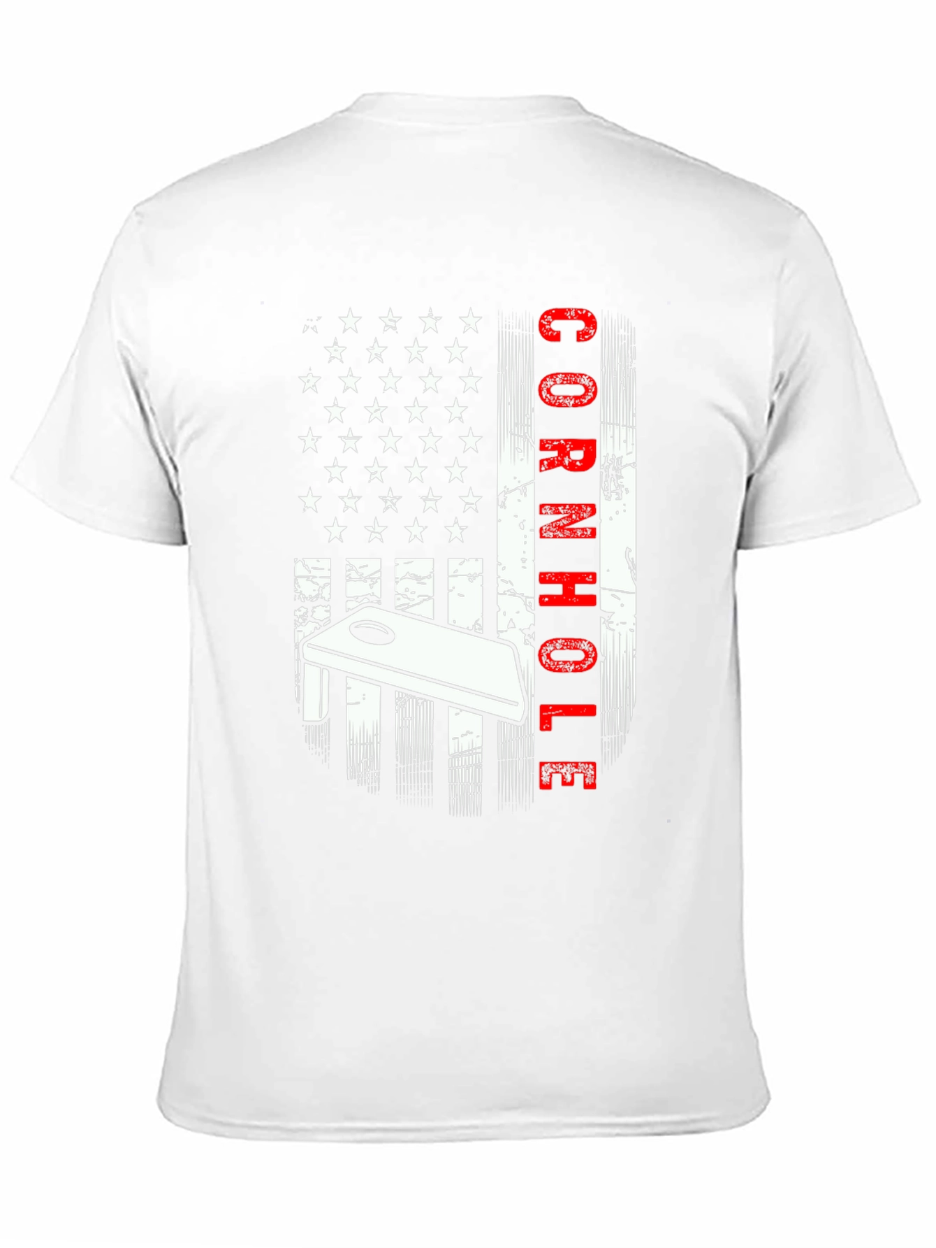 Cornhole American Flag Graphic Tee