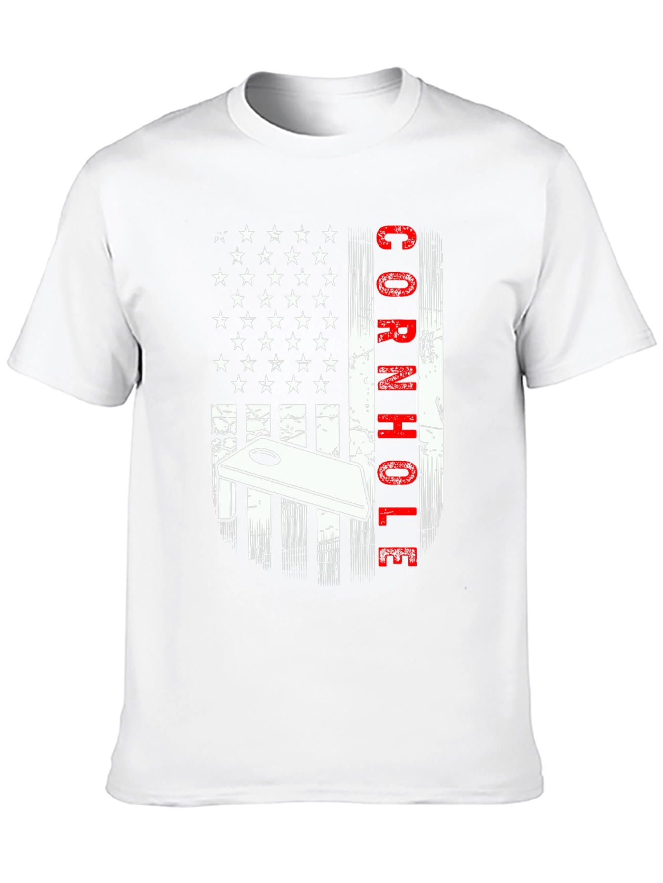 Cornhole American Flag Graphic Tee