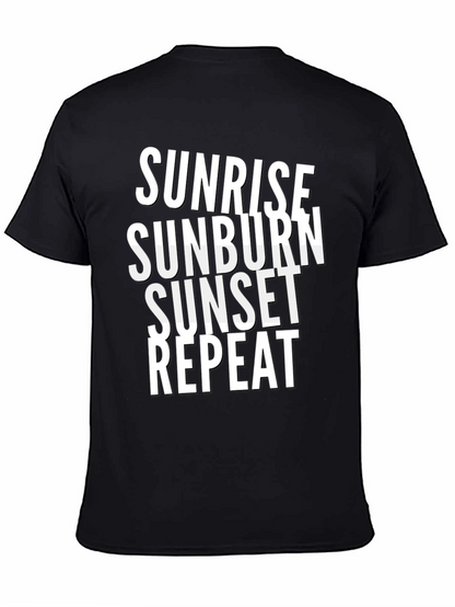 Sunrise Sunburn Sunset Repeat Graphic Tee