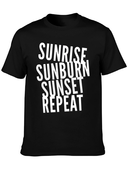 Sunrise Sunburn Sunset Repeat Graphic Tee
