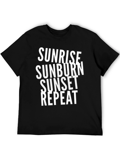 Sunrise Sunburn Sunset Repeat Graphic Tee