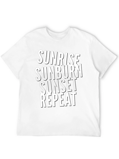 Sunrise Sunburn Sunset Repeat Graphic Tee