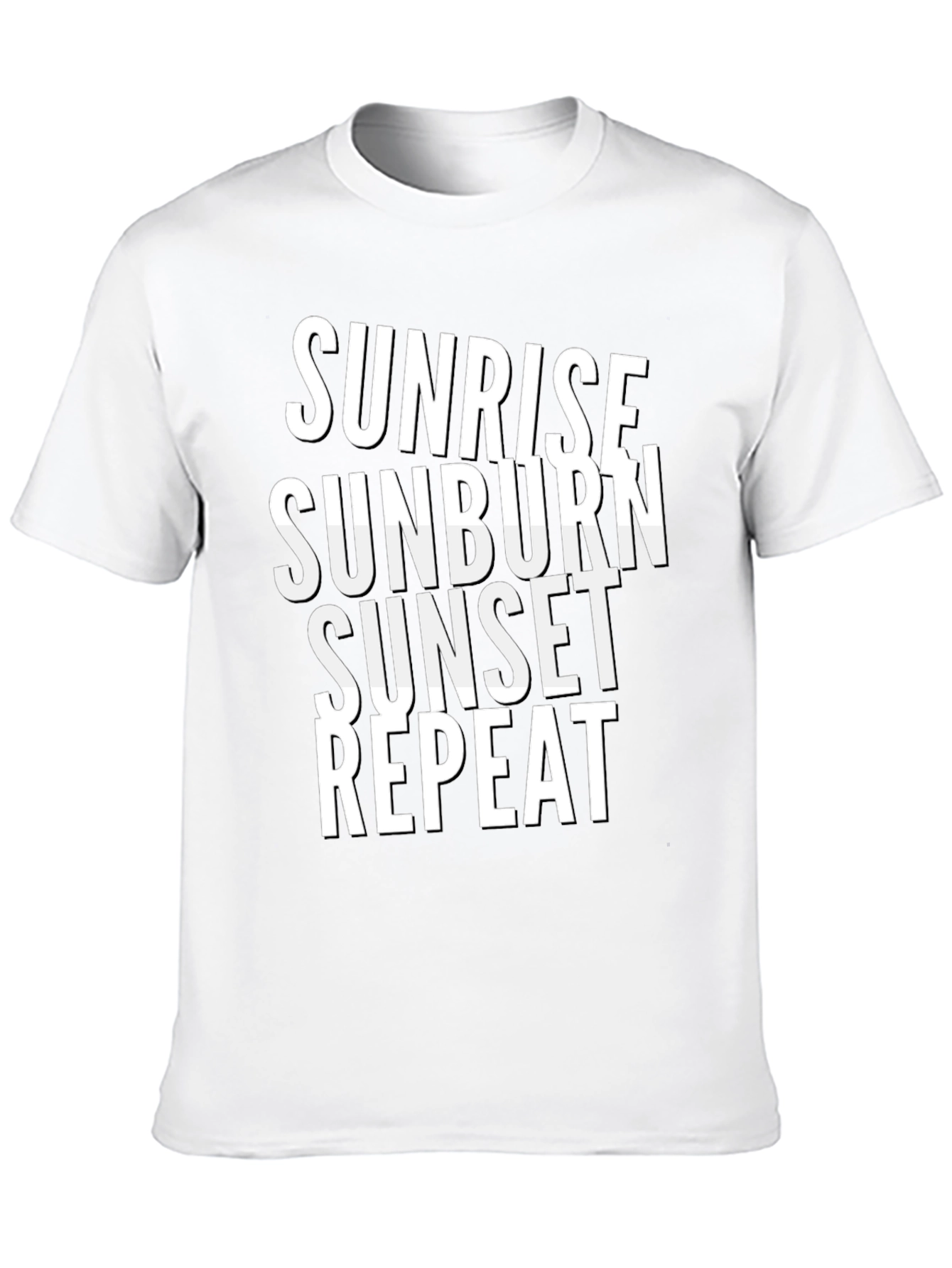 Sunrise Sunburn Sunset Repeat Graphic Tee