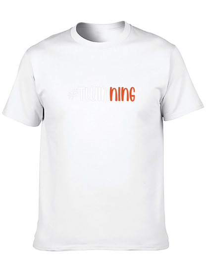 #Twinning Crew Neck T-Shirt