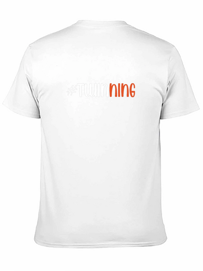 #Twinning Crew Neck T-Shirt