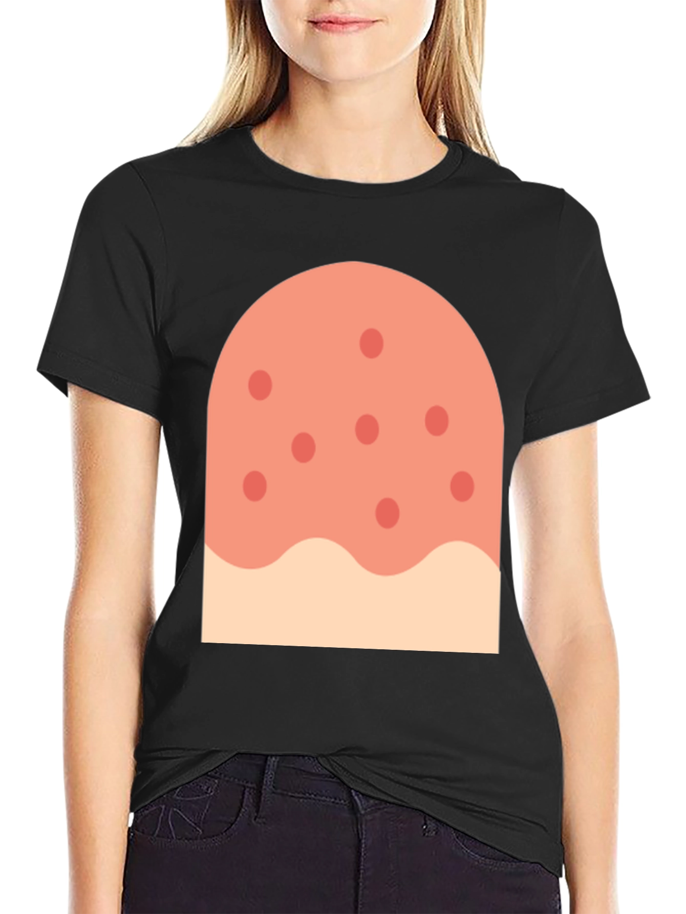 Novelty Pizza Slice Graphic T-Shirt