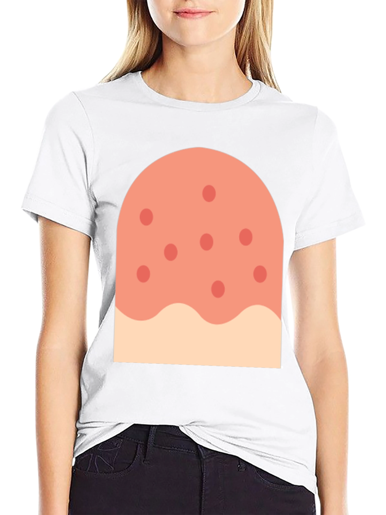 Novelty Pizza Slice Graphic T-Shirt