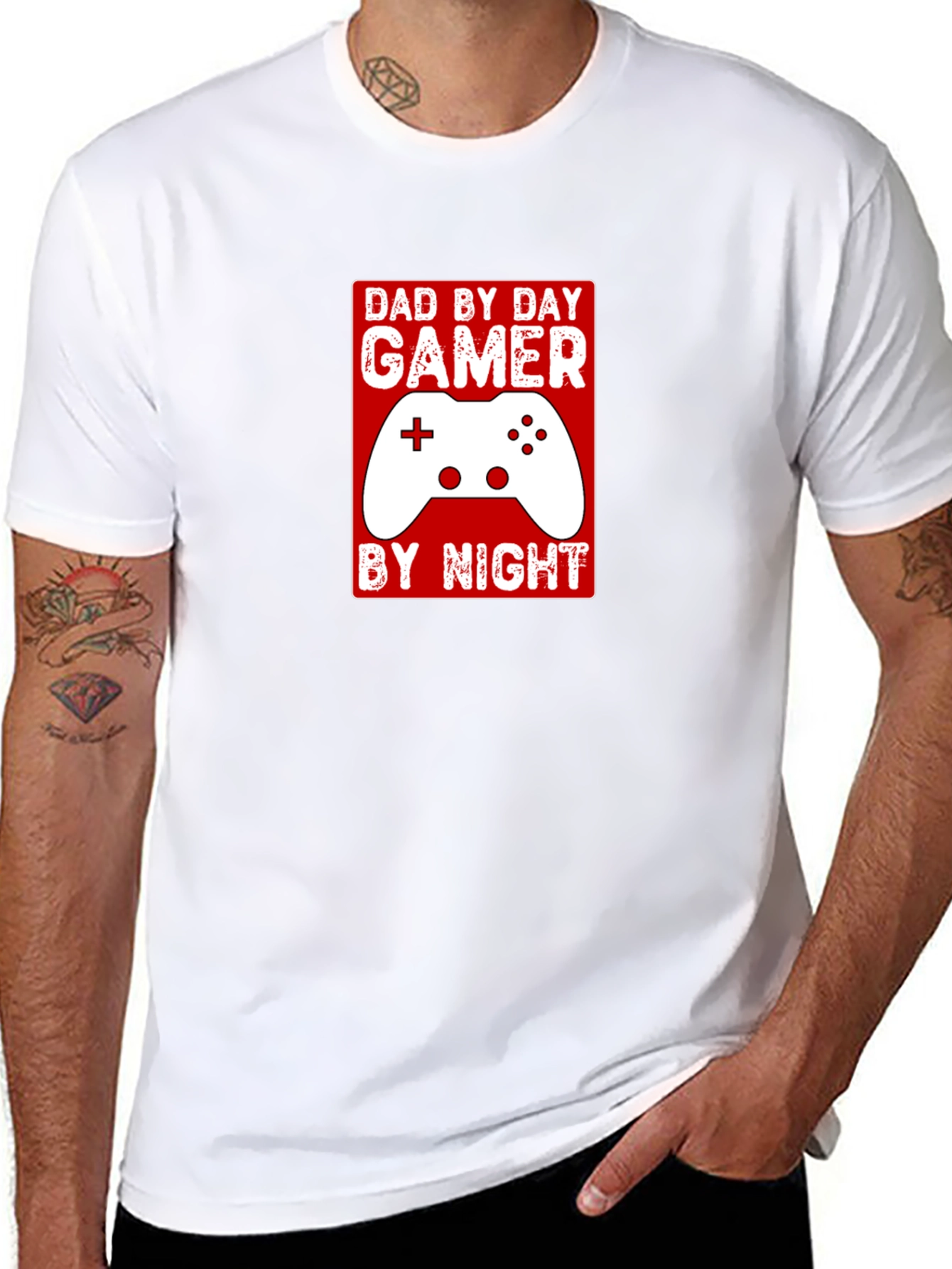 Dad by Day Gamer by Night T-Shirt