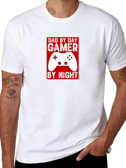 Dad by Day Gamer by Night T-Shirt