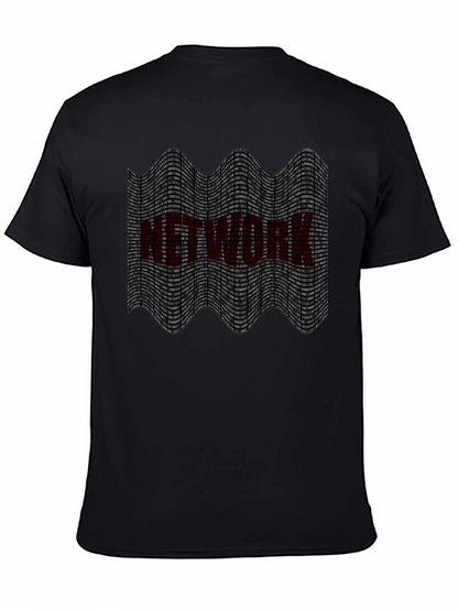 Binary Network T-Shirt - Tech Geek Style