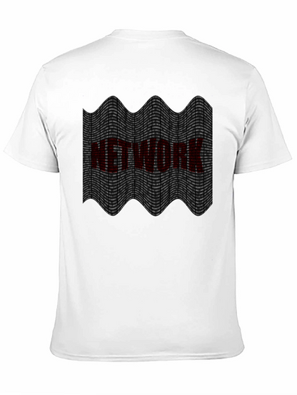 Binary Network T-Shirt - Tech Geek Style