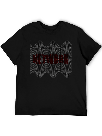 Binary Network T-Shirt - Tech Geek Style