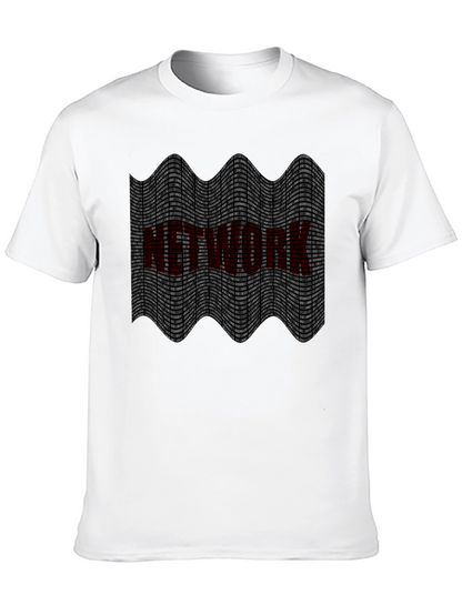 Binary Network T-Shirt - Tech Geek Style