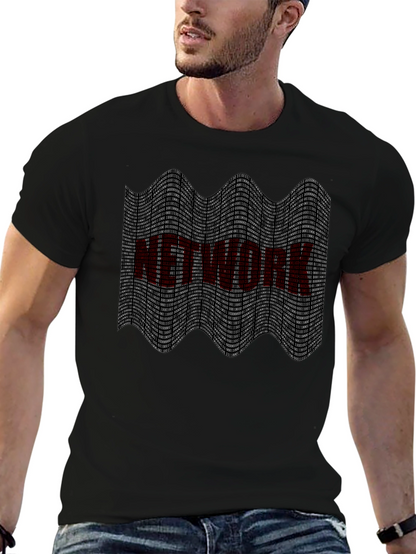 Binary Network T-Shirt - Tech Geek Style